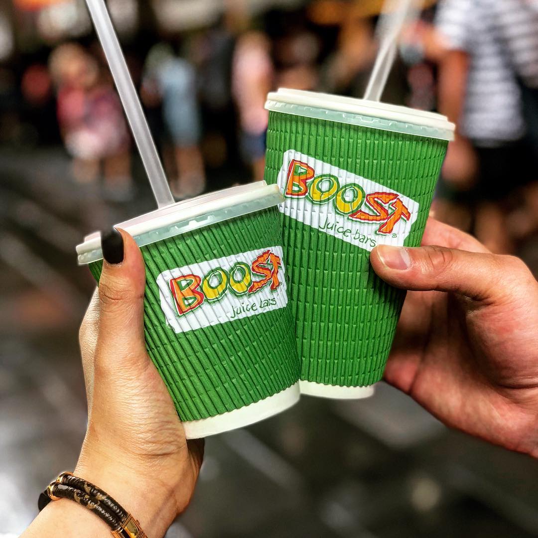 Boost Grain Delivery - Boost Juice Cups