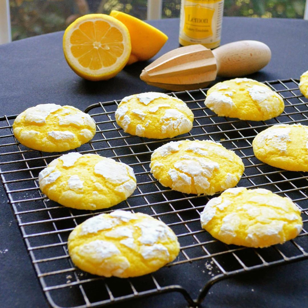 Cookie Recipes - Lemon Crinkle Cookies