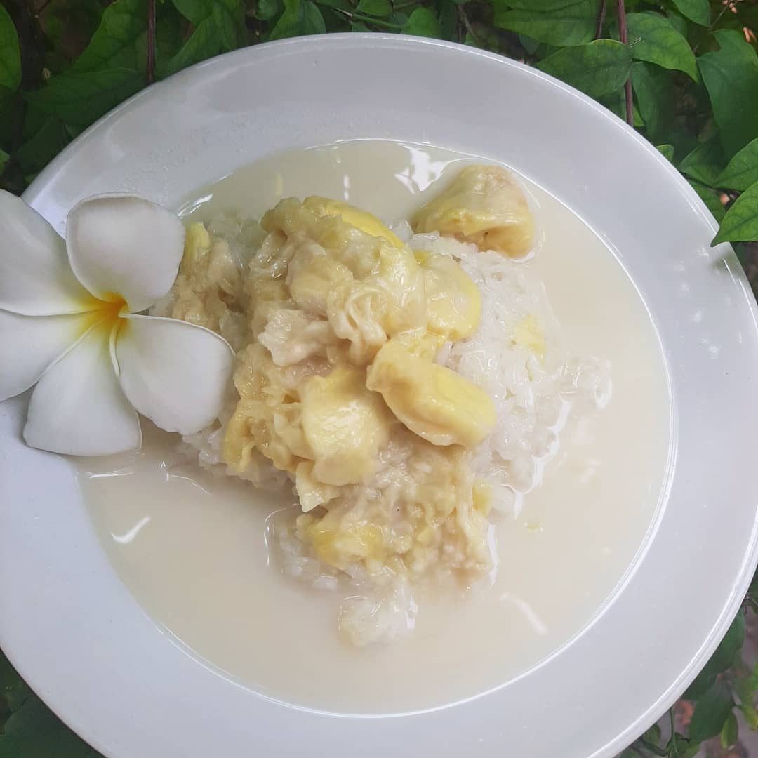 Durian Dessert Recipes - Durian Sticky Rice