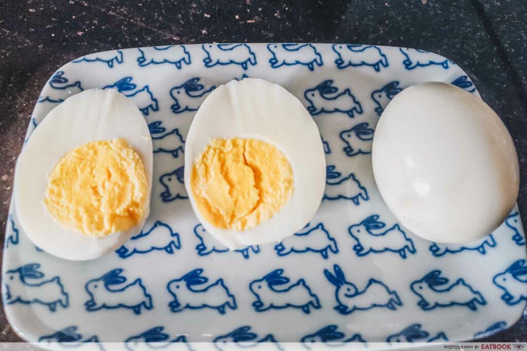 Easy Boiled Egg Recipes hard boiled egg sliced
