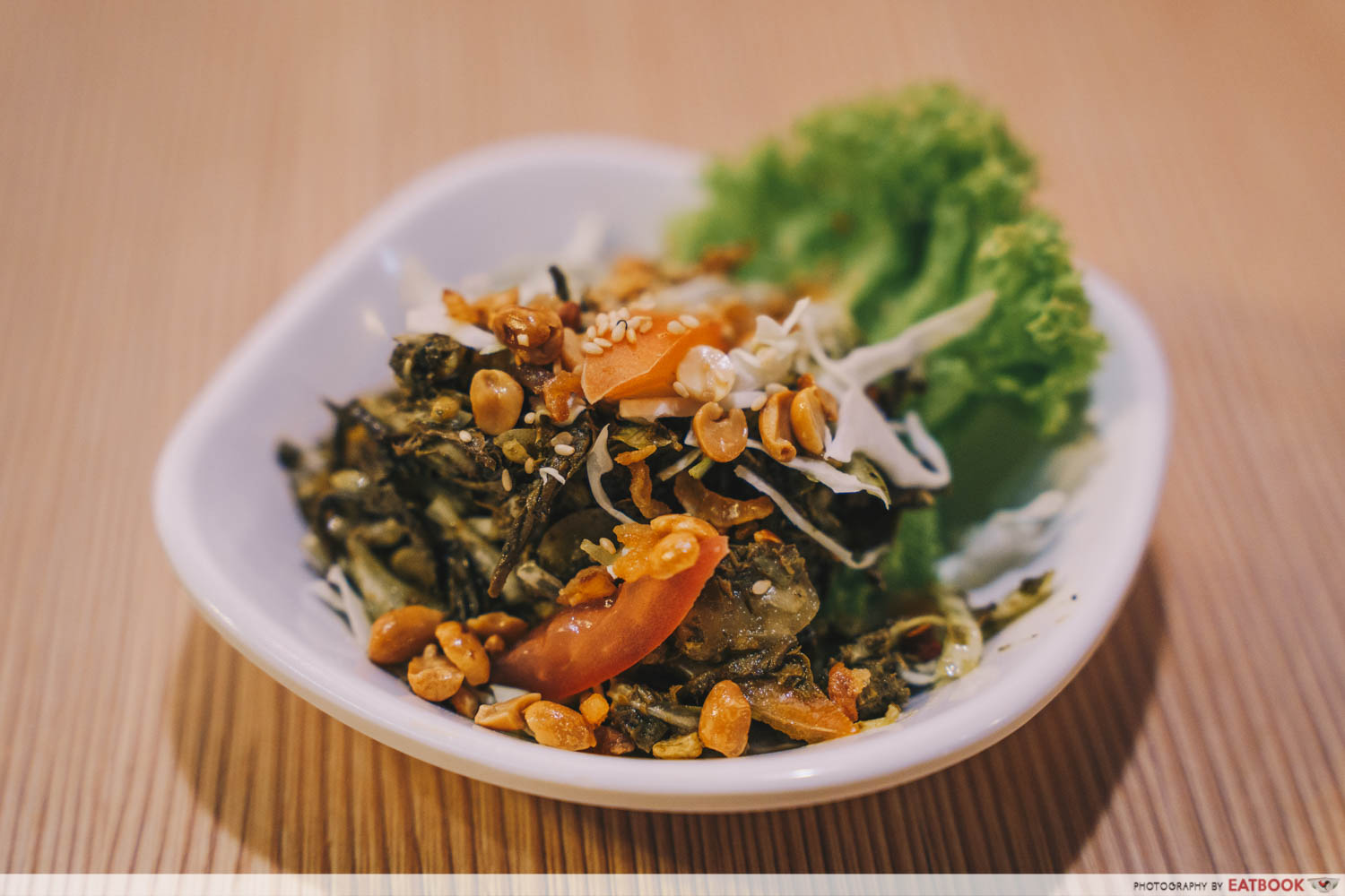 Small dishes of salads to choose from - Picture of Feel Myanmar