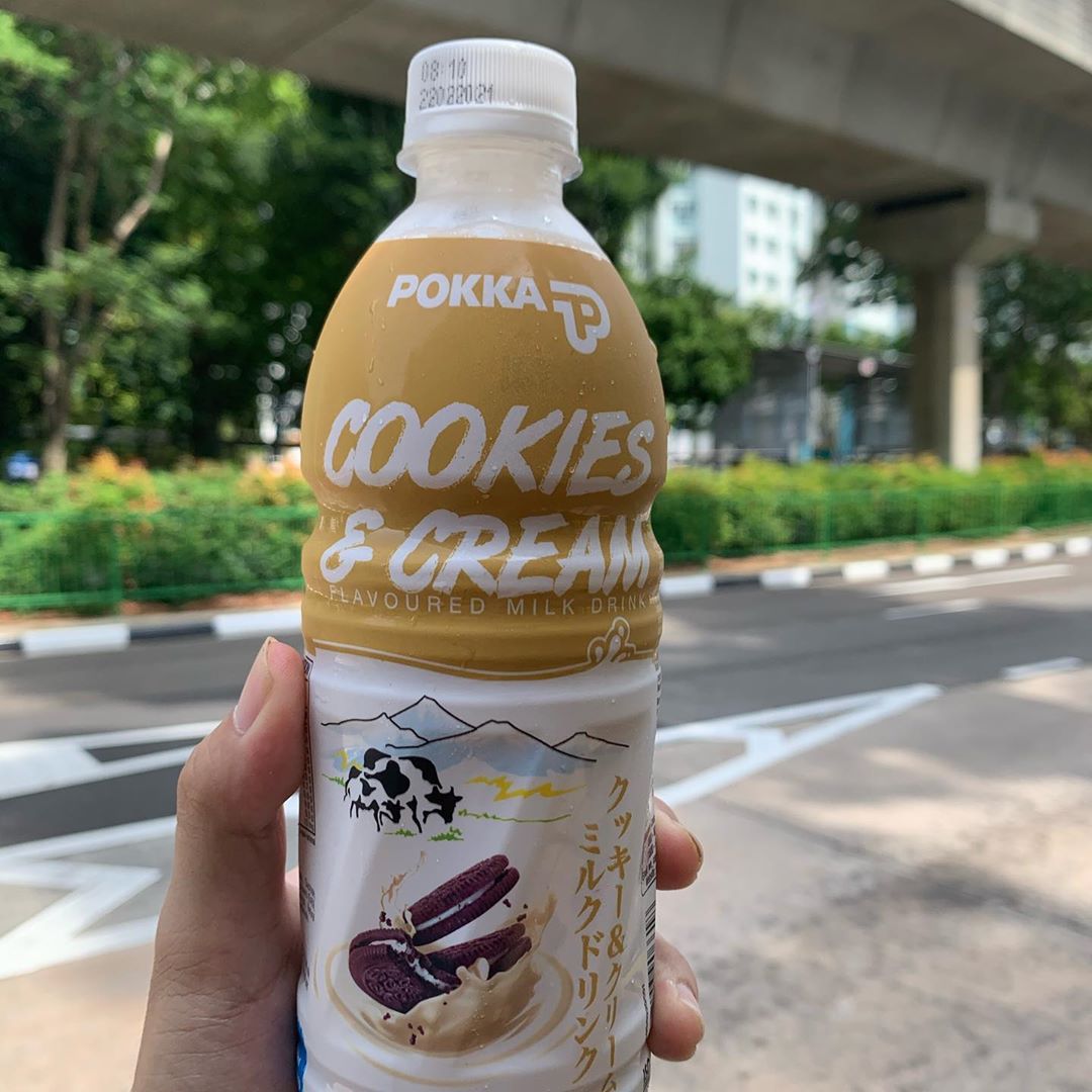 Pokka Cookies Cream Milk - Cookies & Cream Bottled Drink