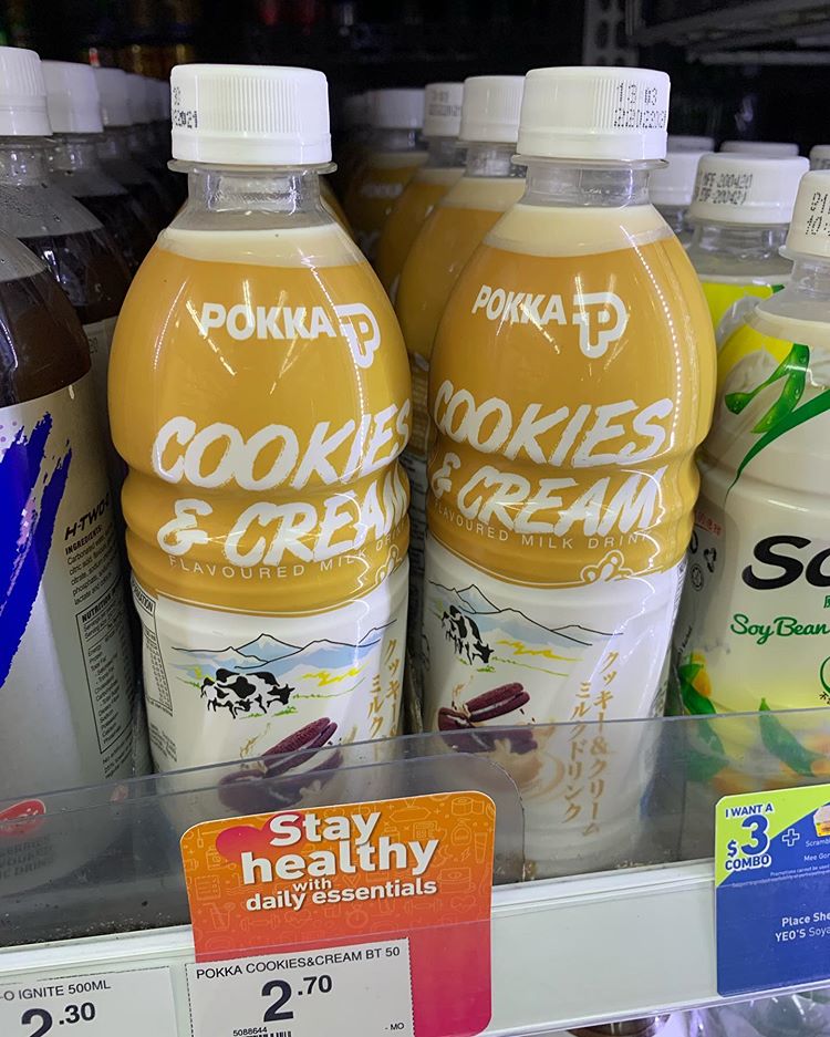 Pokka Cookies Cream Milk - Healthier Choice