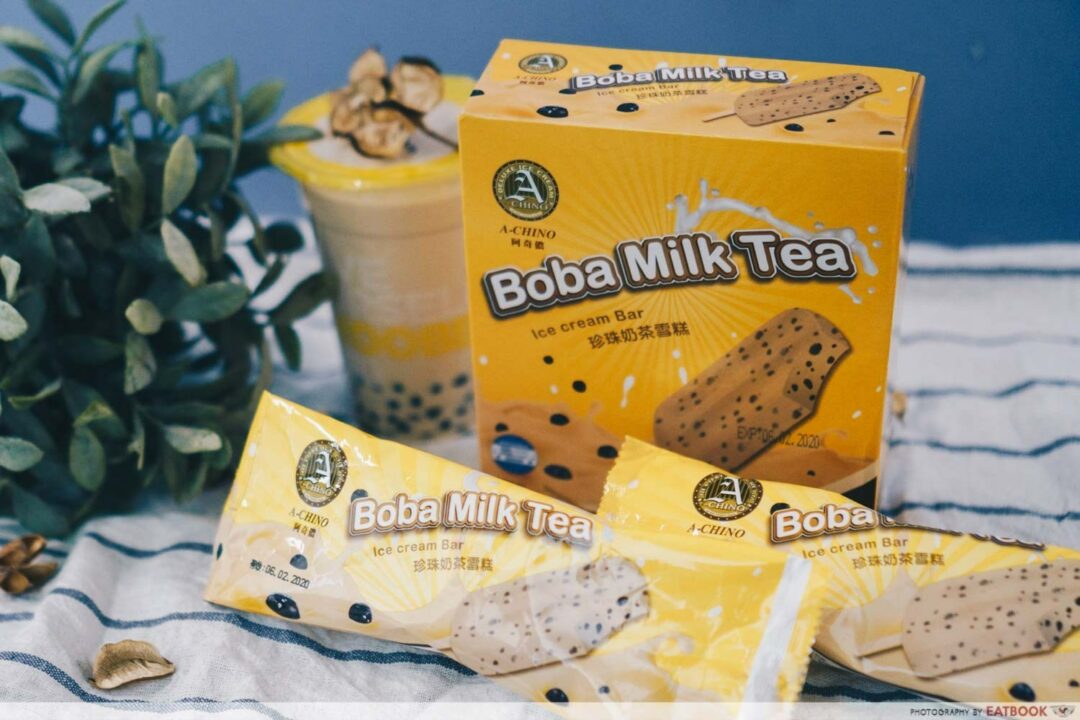 Salted Egg Yolk & Boba Ice Cream Bars Now Available At Fairprice Finest