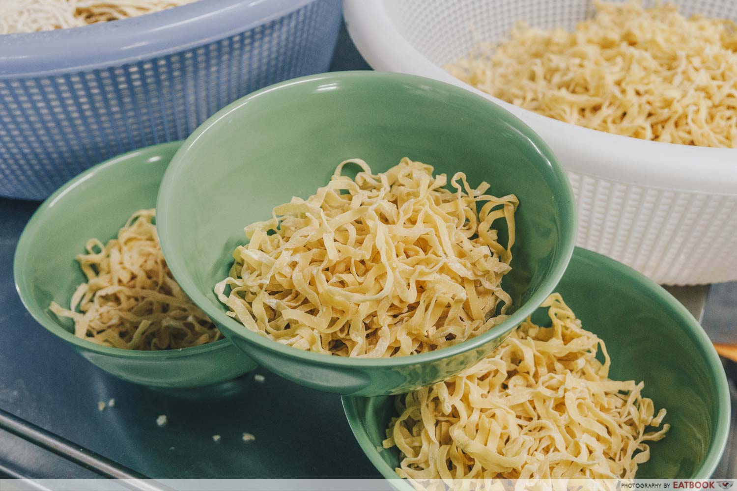 Soon Heng Pork Noodles - Noodle preparation