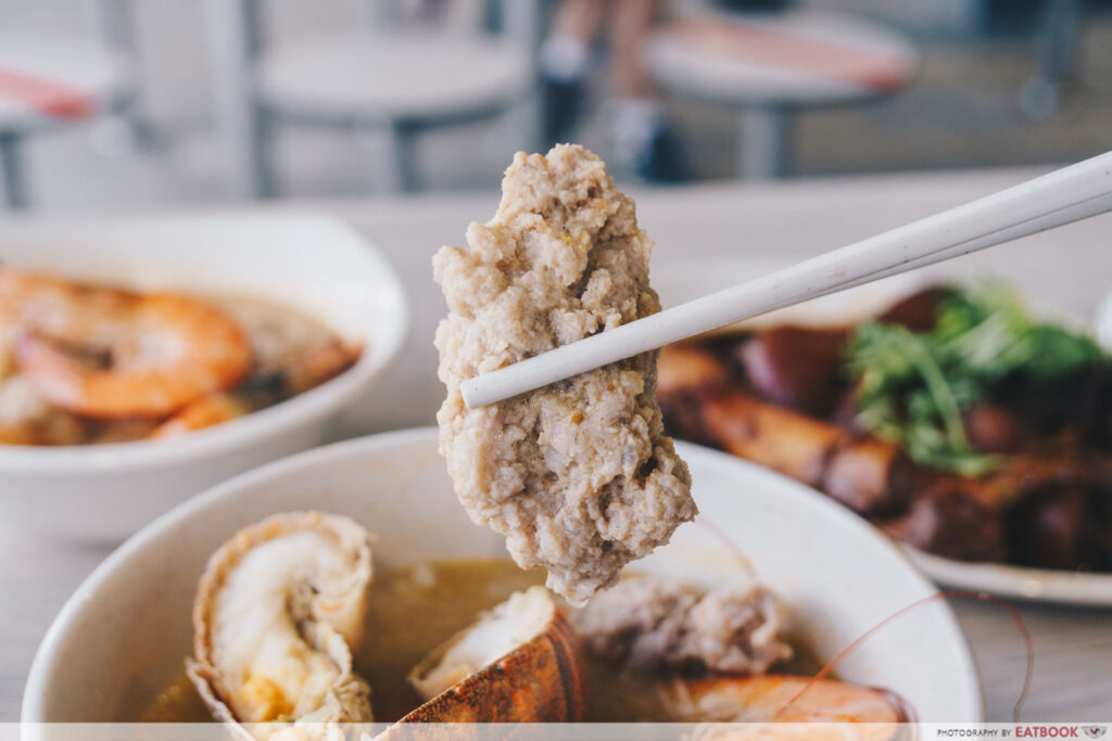 Yan Ji Seafood Soup - Minced Pork