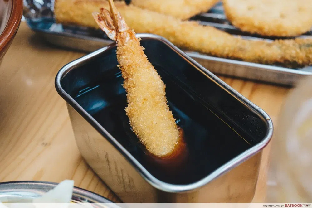 1-for-1 deals at clarke quay kushikatsu tanaka