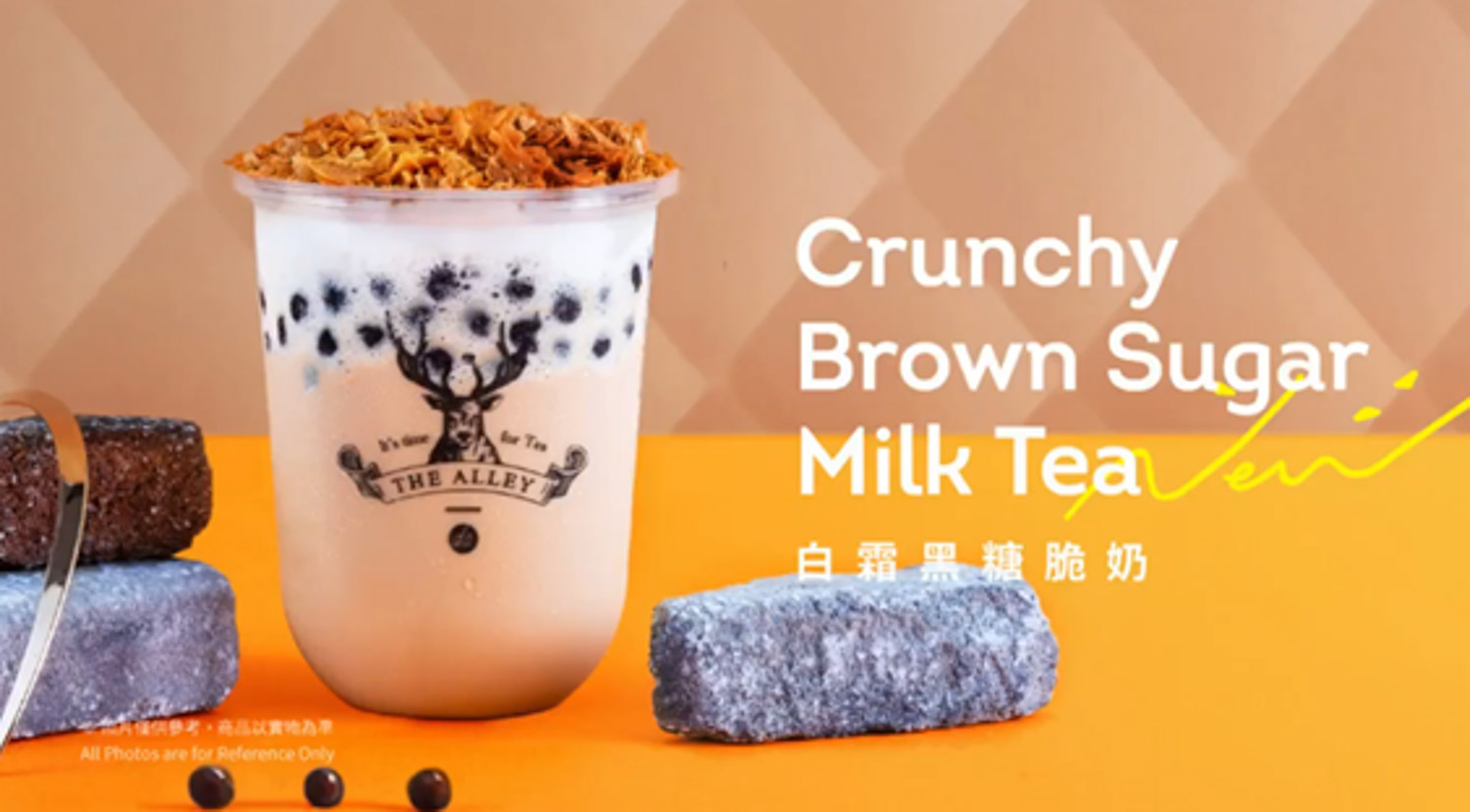 The Alley Has New Crunchy Milk Tea Series With Three Different Flavours