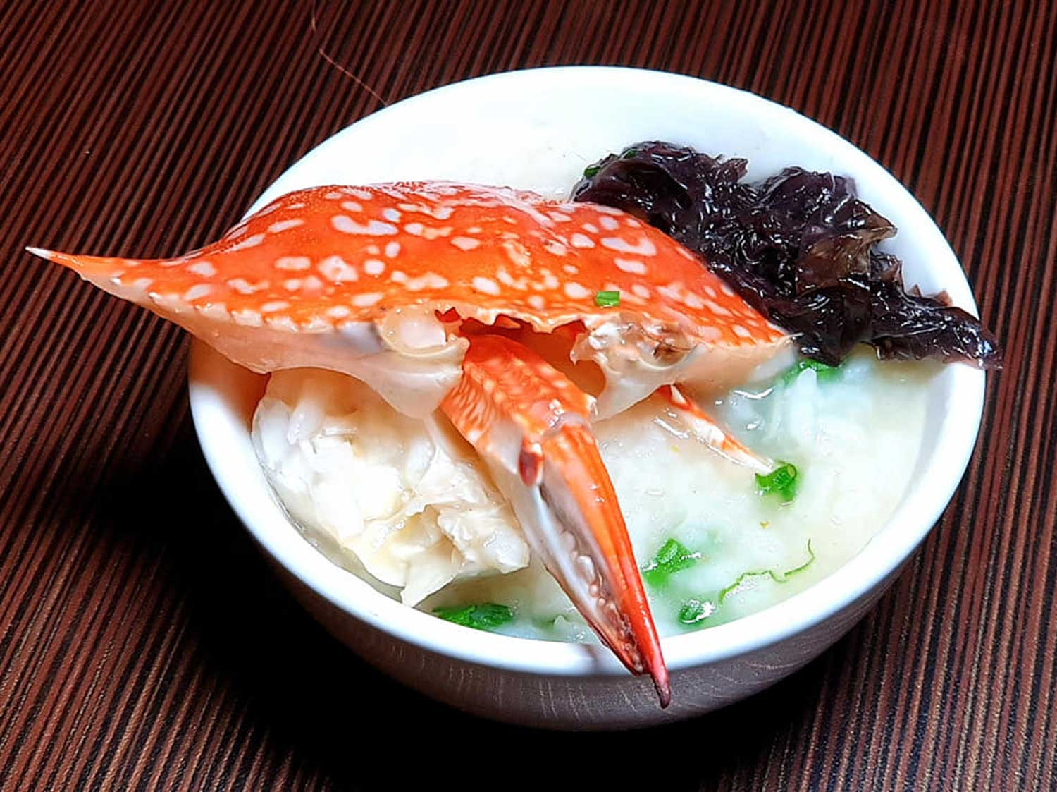 Free Crab Porridge - live flower crab porridge