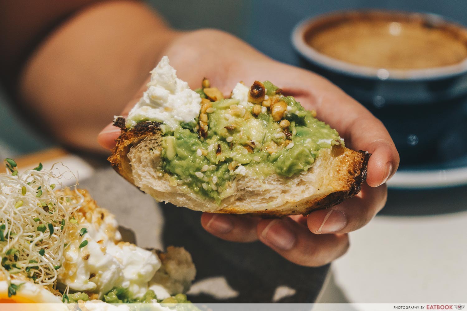 Little Farms Cafe - close up of hass avocado