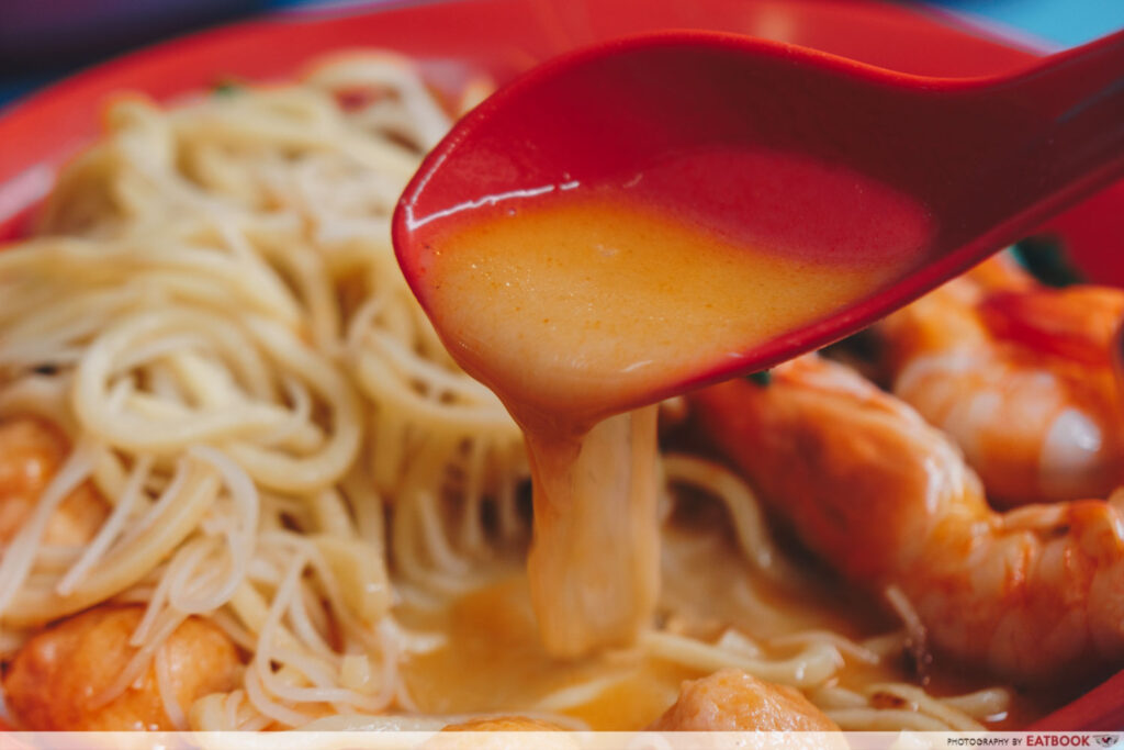One Prawn Noodle soup