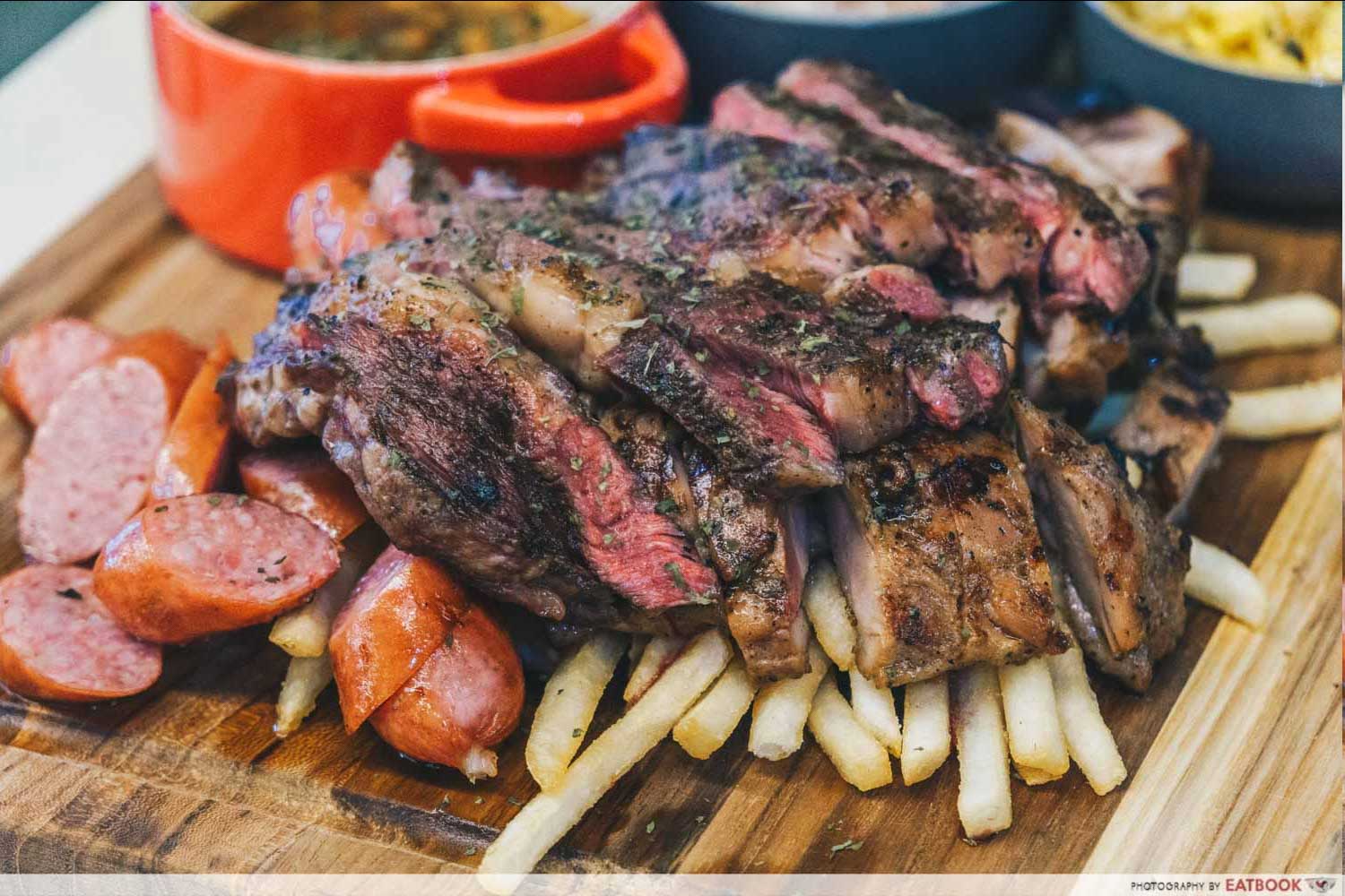 TORCHED meat platter - close-up of meat platter