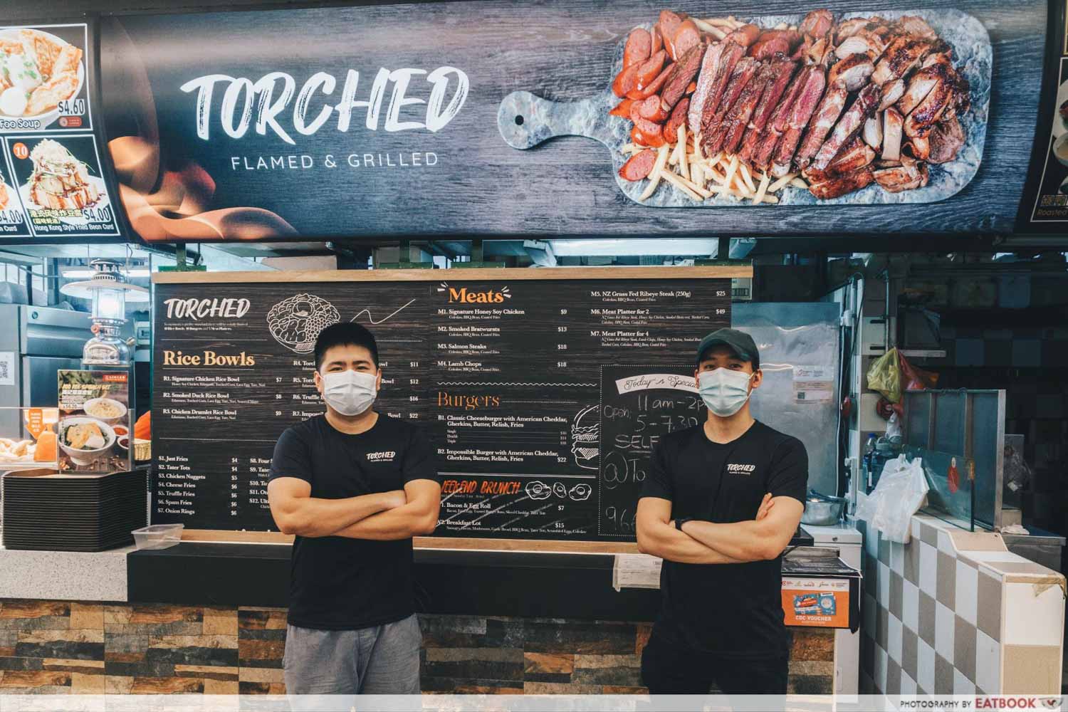 TORCHED meat platter - owner and chef