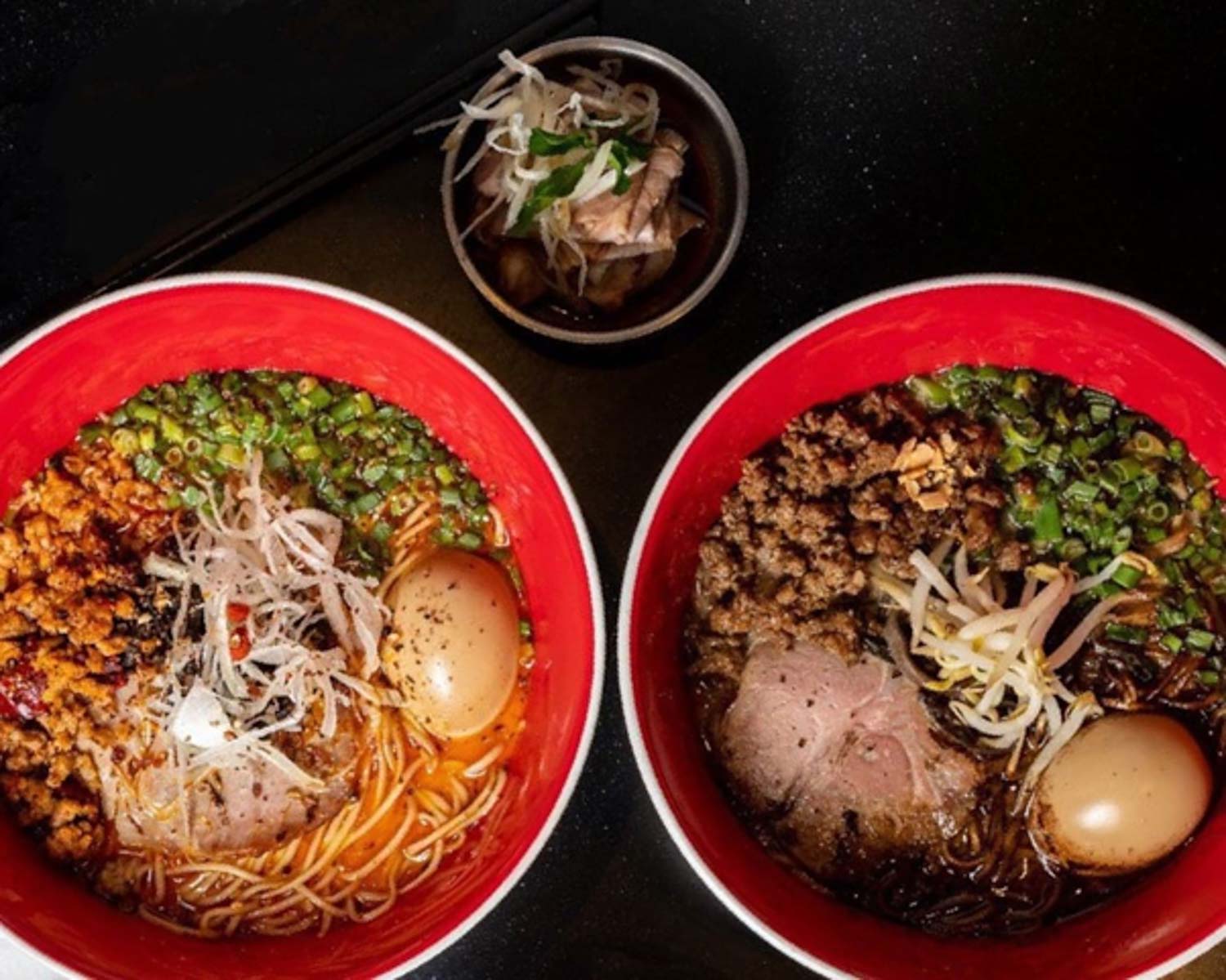 Tsuta 1-For-1 Ramen - ramen bowls