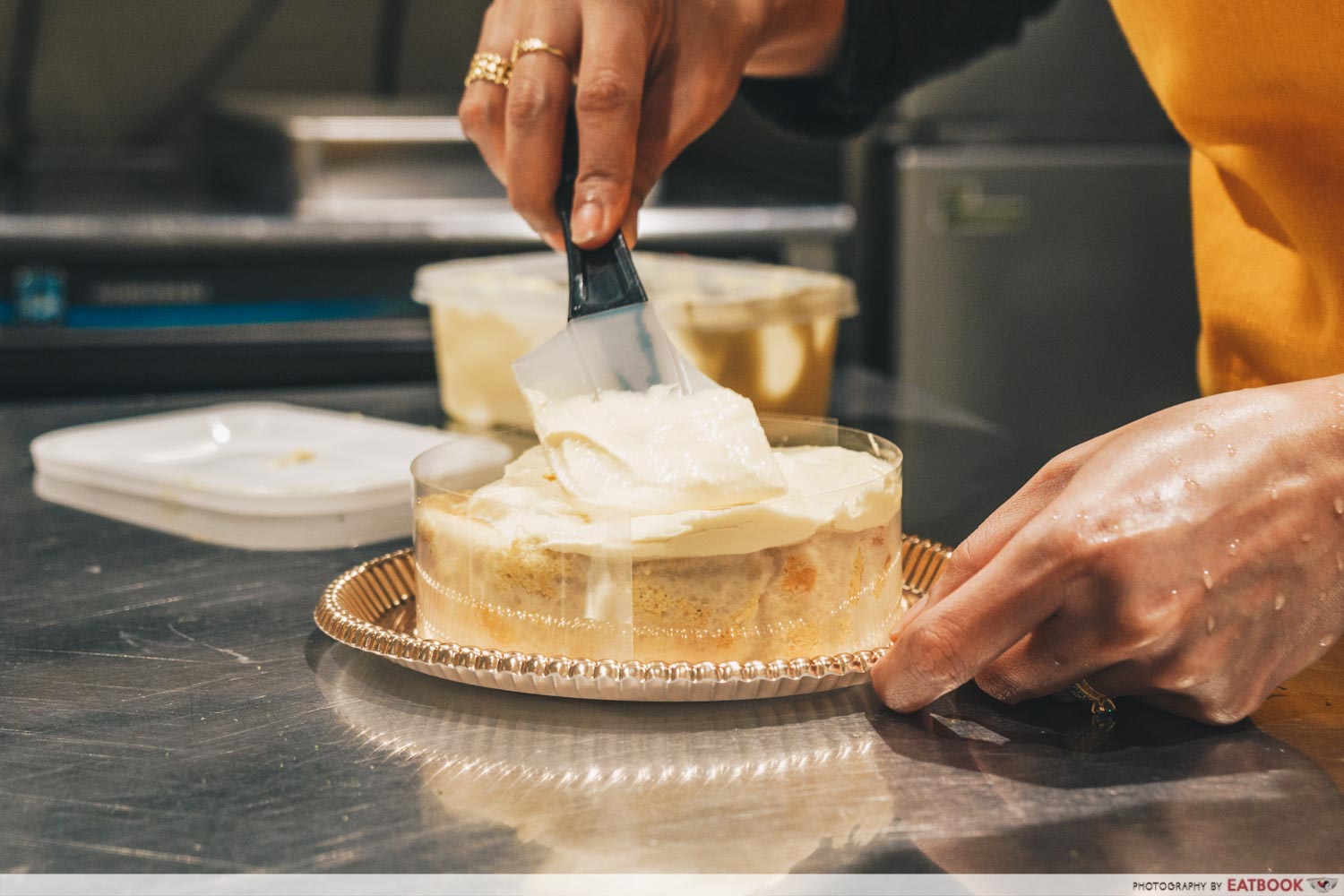 Castella Cake Custard