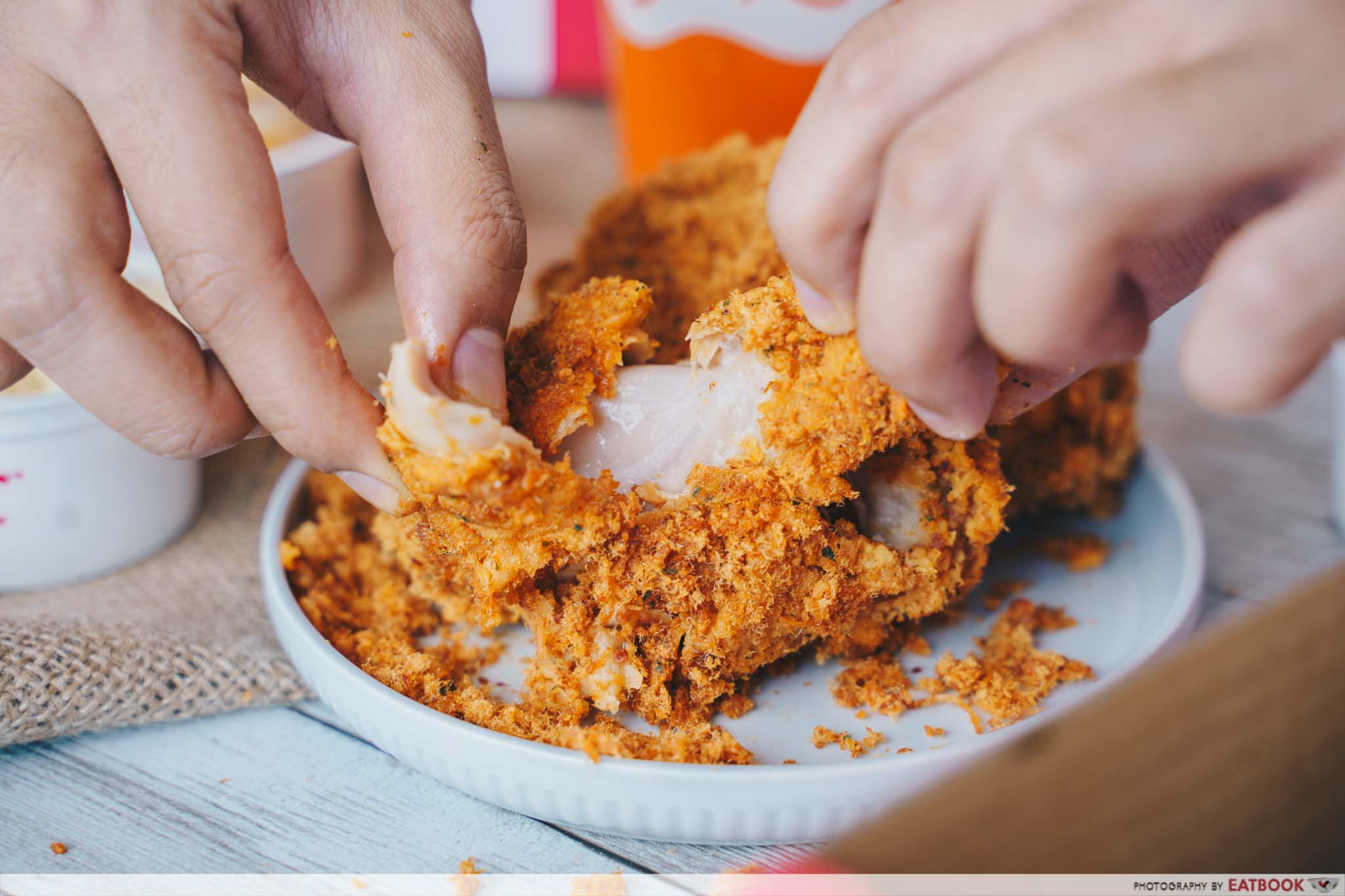 KFC Flossy Crunch Chicken - crunchy batter