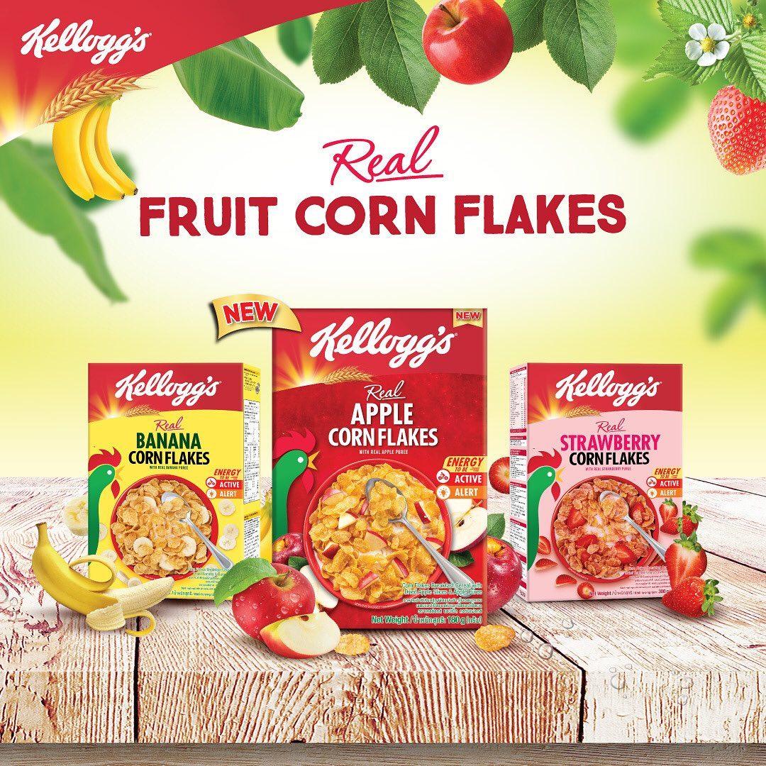 Kellogg's Real Fruit Corn Flakes