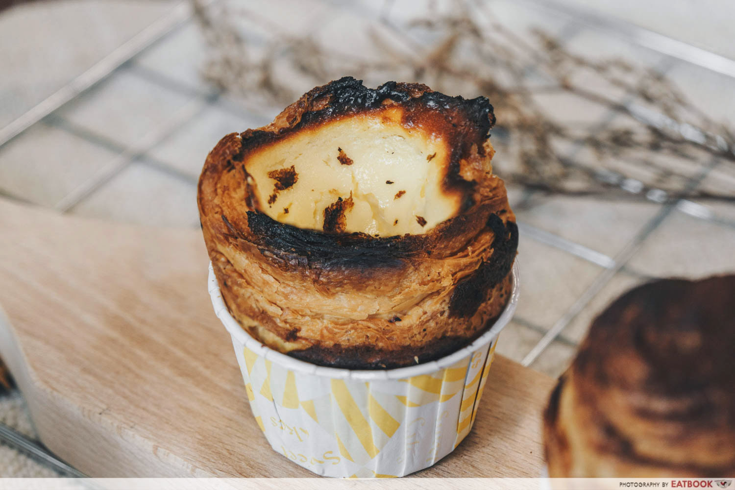 Keong Saik Bakery - burnt cheese cruffin