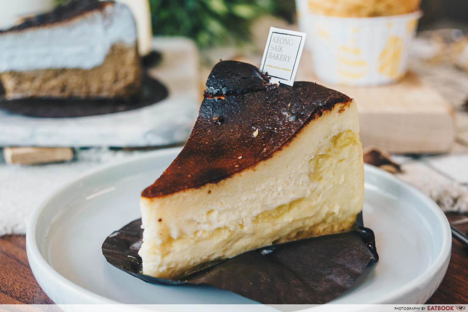 Keong Saik Bakery - mao shan wang burnt cheesecake