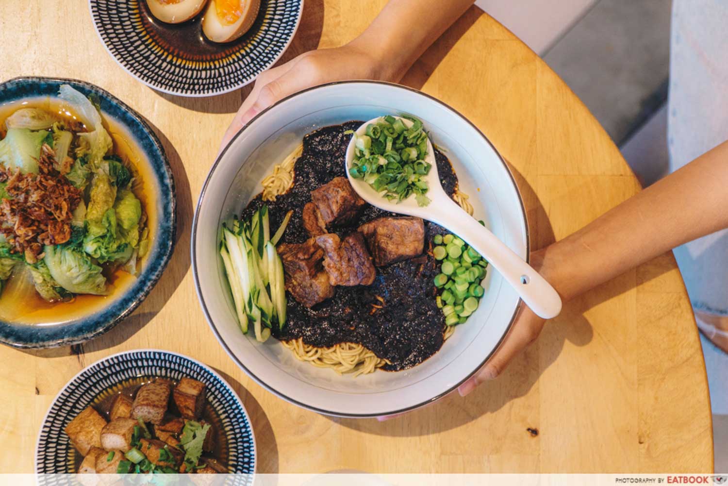 Paradise Group - parasite beef noodles flatlay