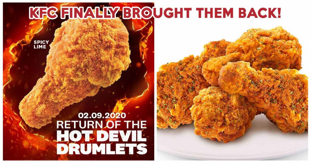 kfc hot devil drumlets