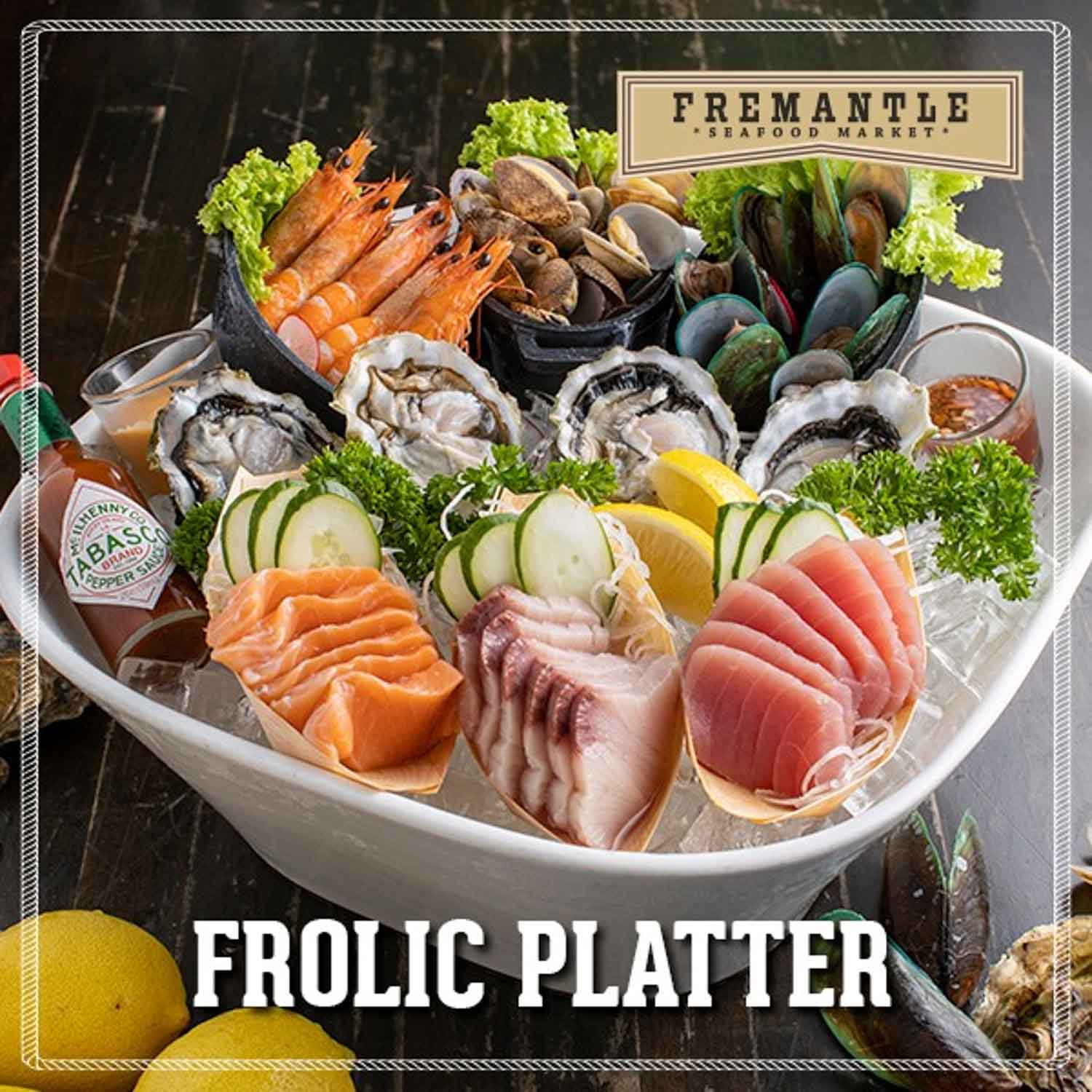 fremantle seafood market - frolic platter