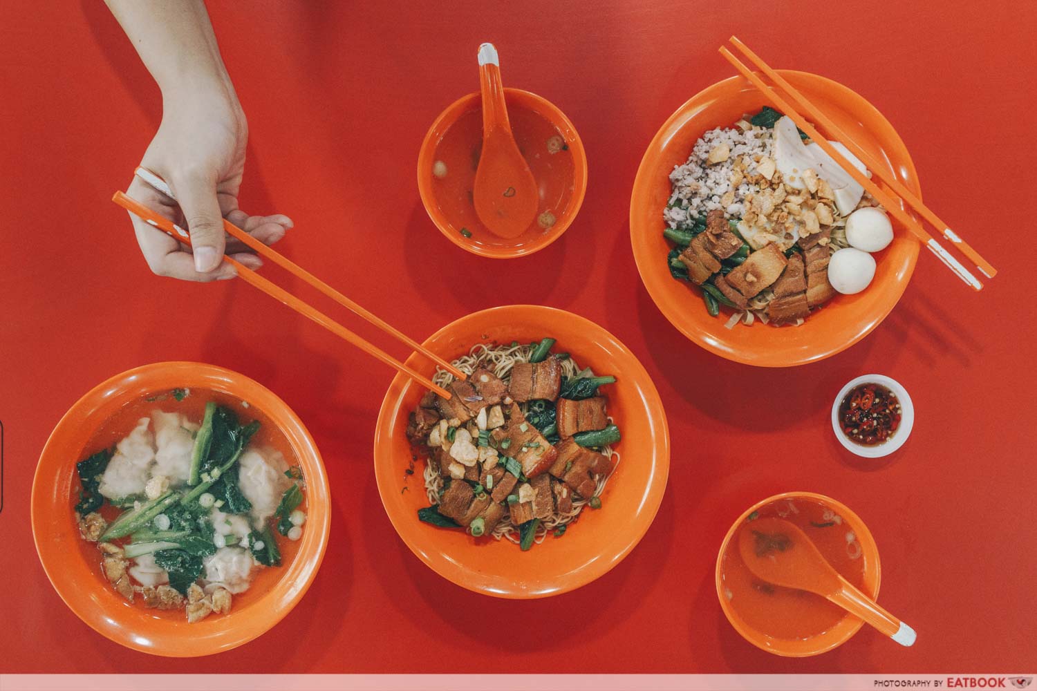 Chun Seng Bak Chor Mee - flatlay