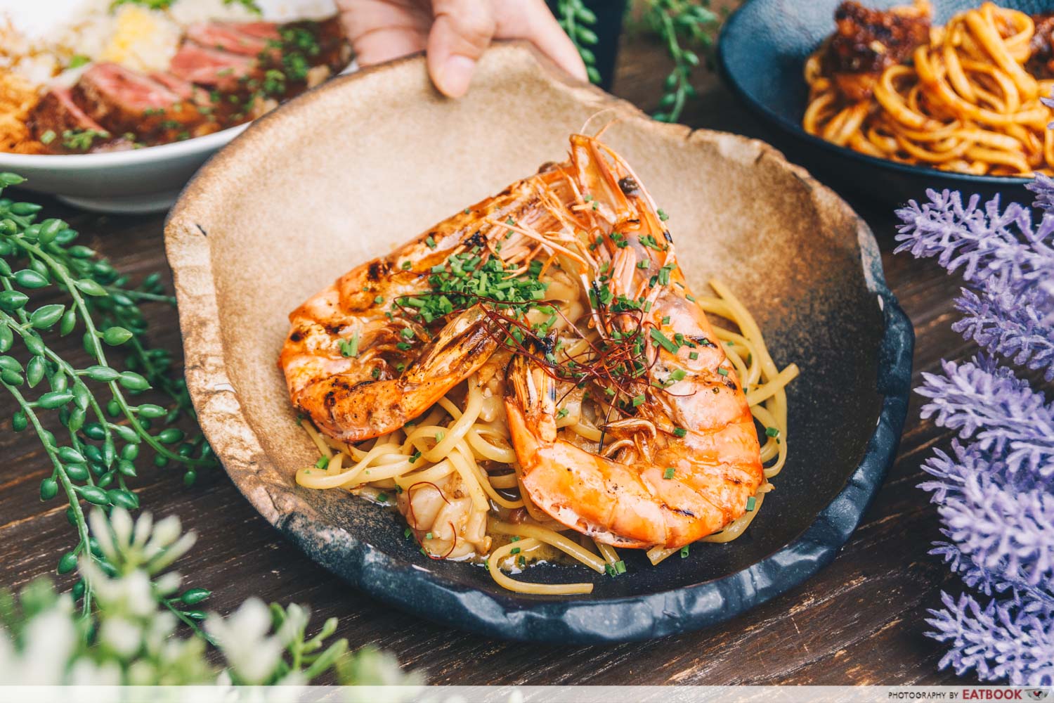 Fatbowls XO Prawn Linguine