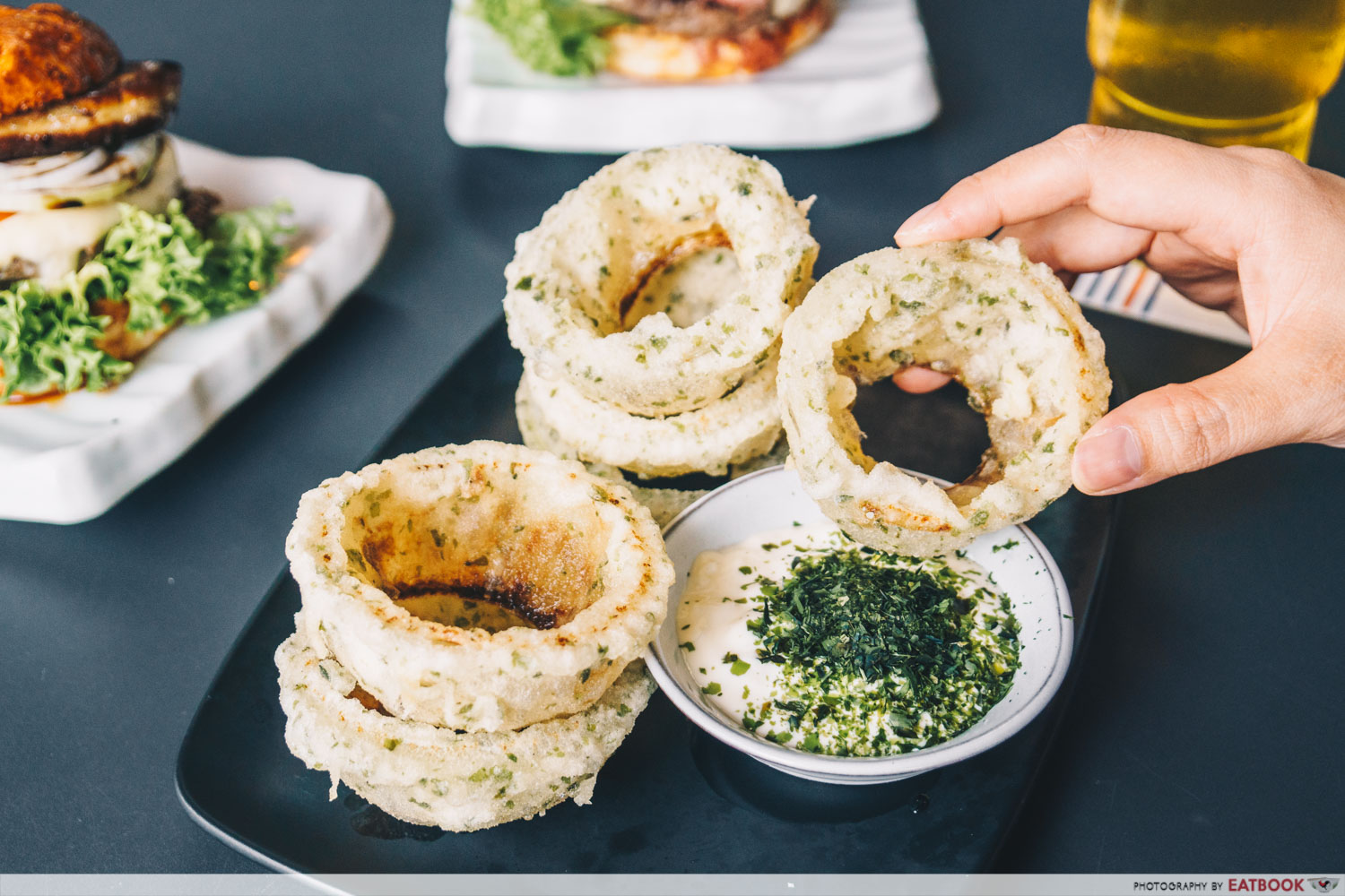 Wagyu Bites onion rings