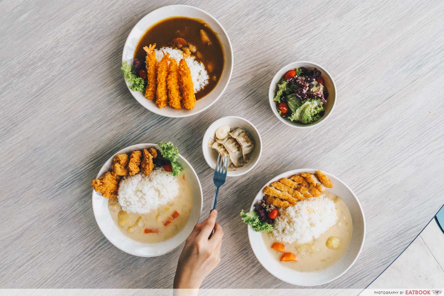 Kuroshiro - flatlay of food