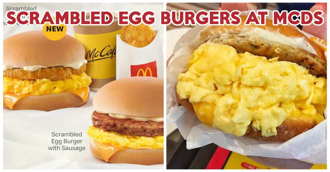 McDonald's Scrambled Egg Burgers