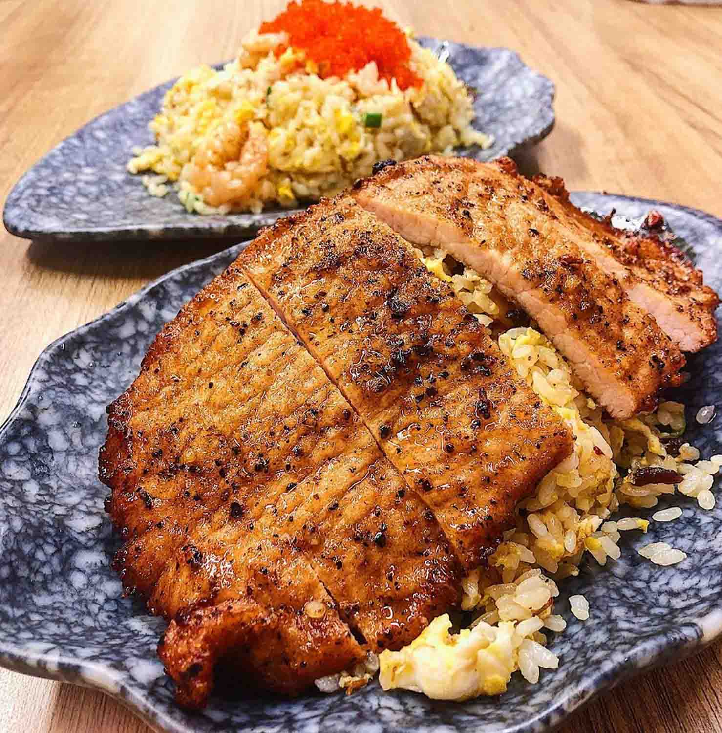 Sengkang King of Fried Rice - pork cutlet egg fried rice