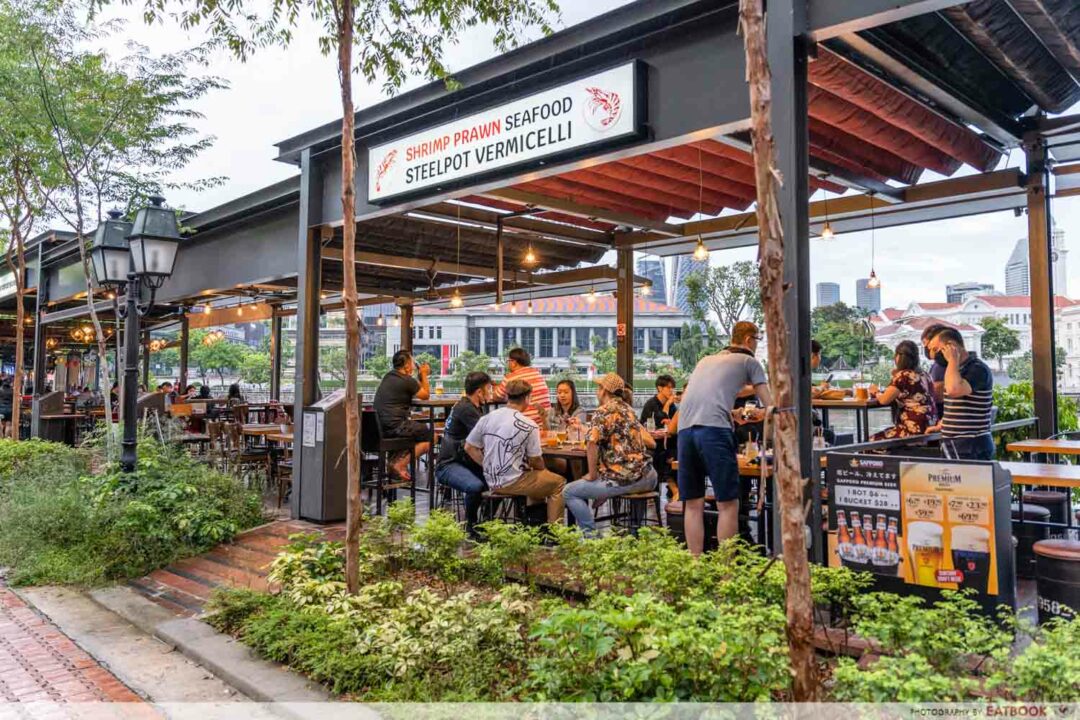 Shrimp Prawn Seafood Review Famous Seafood Steel Pot Vermicelli With 2