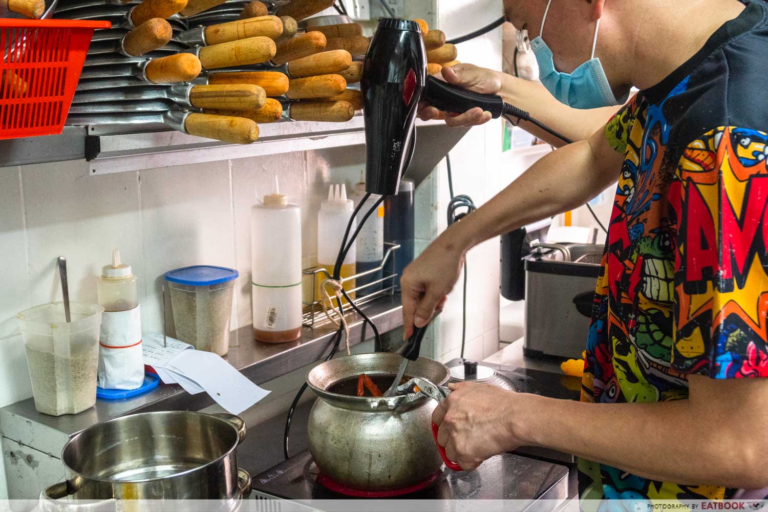 Shrimp Prawn Seafood - dog mother pot and hair dryer