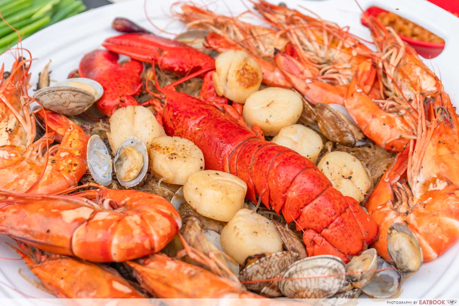 Shrimp Prawn Seafood - lobster Vermicelli platter