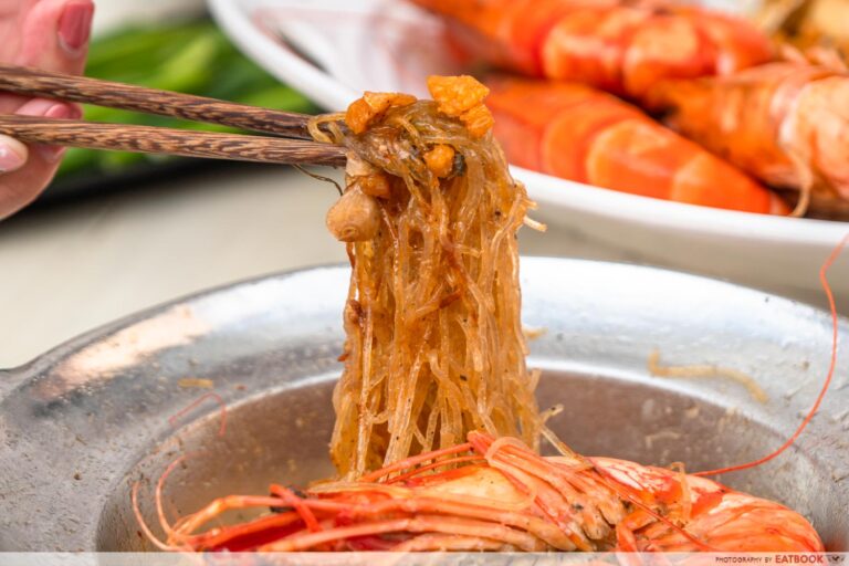 Shrimp Prawn Seafood Review Famous Seafood Steel Pot Vermicelli With 2