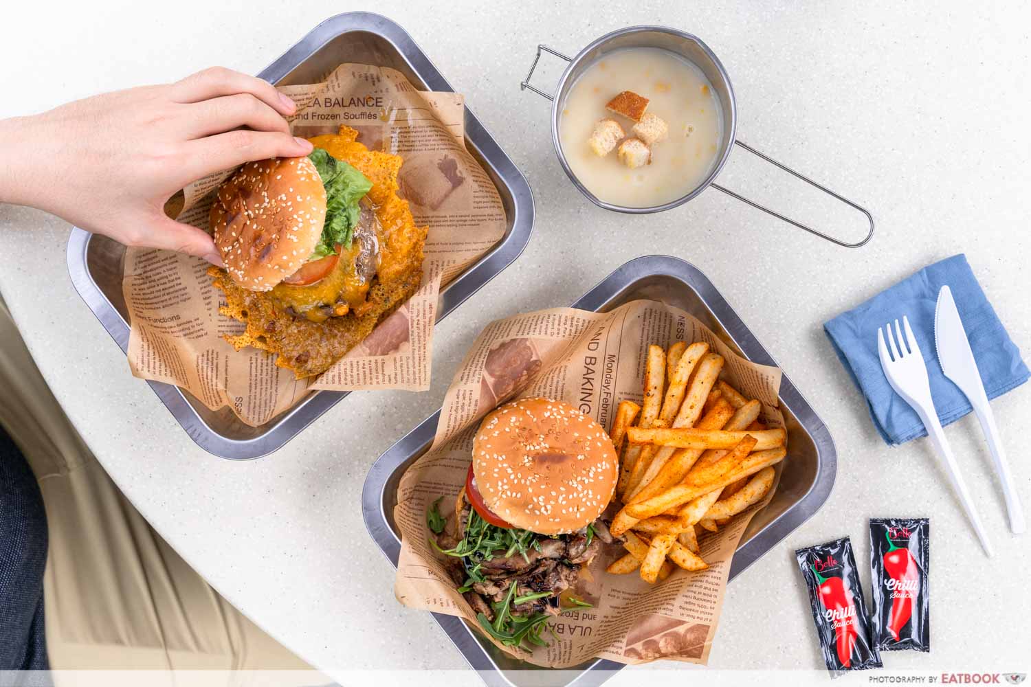 Skirt & Dirt Review Unique Cheese Skirt Burger Stall At Tiong Bahru Market