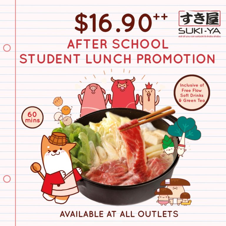 Suki-Ya Student Lunch Promotion