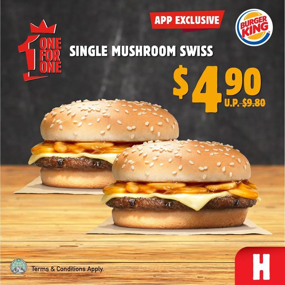 burger king 1 for 1 2020