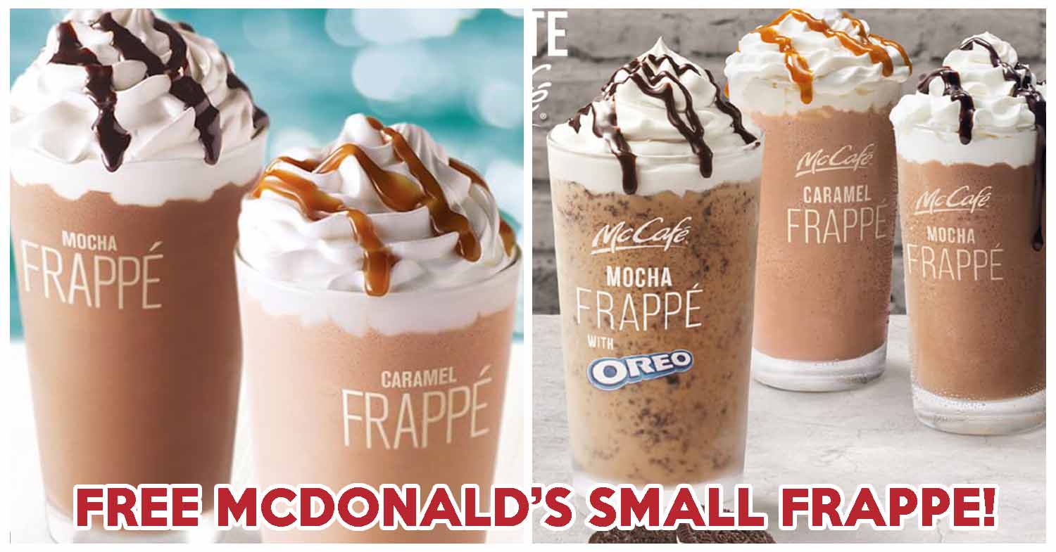 free mcdonalds small frappe
