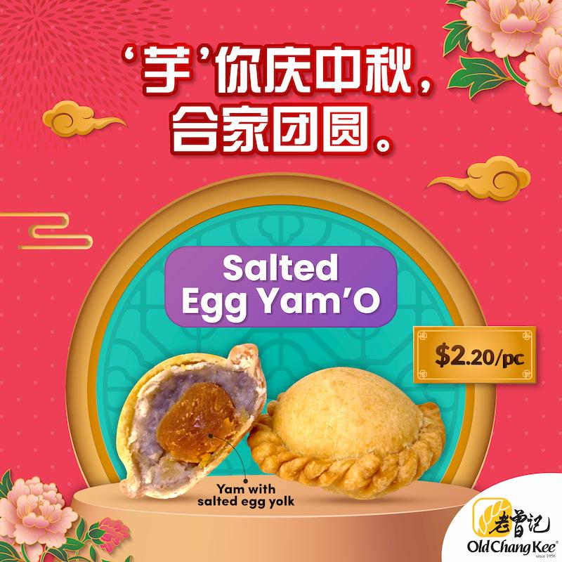 old chang kee salted egg yam puff