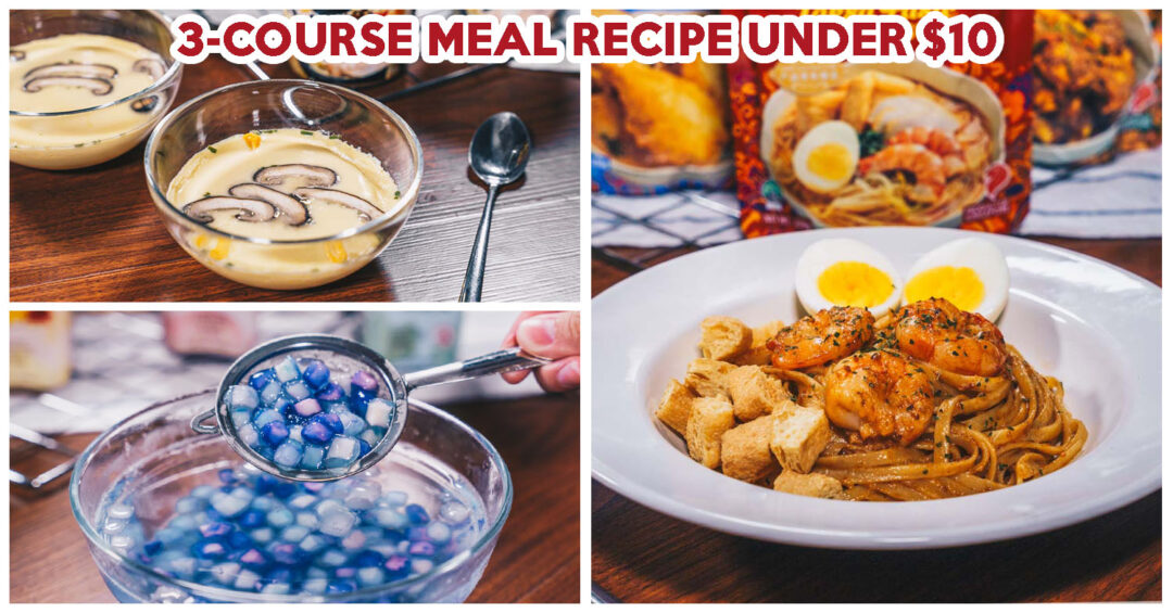 3-course meal reciepe - feature image