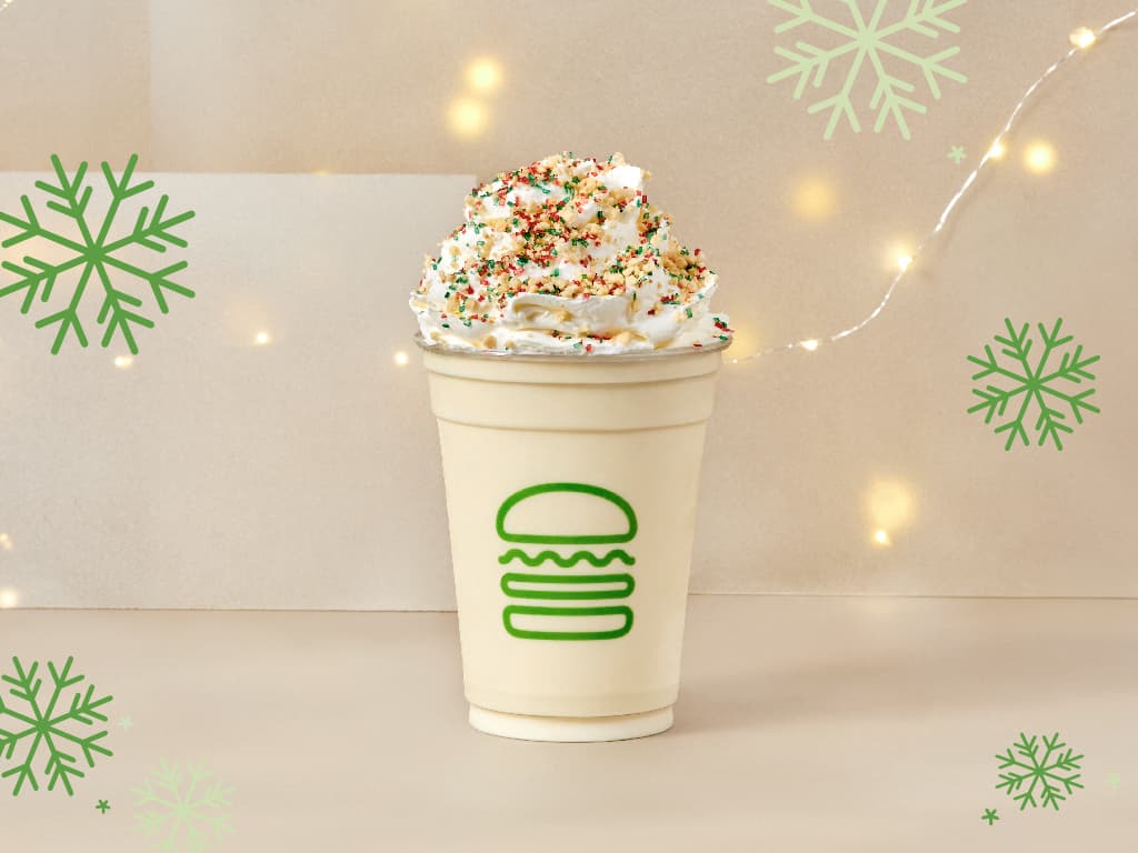 Christmas Cookie Shake shake shack