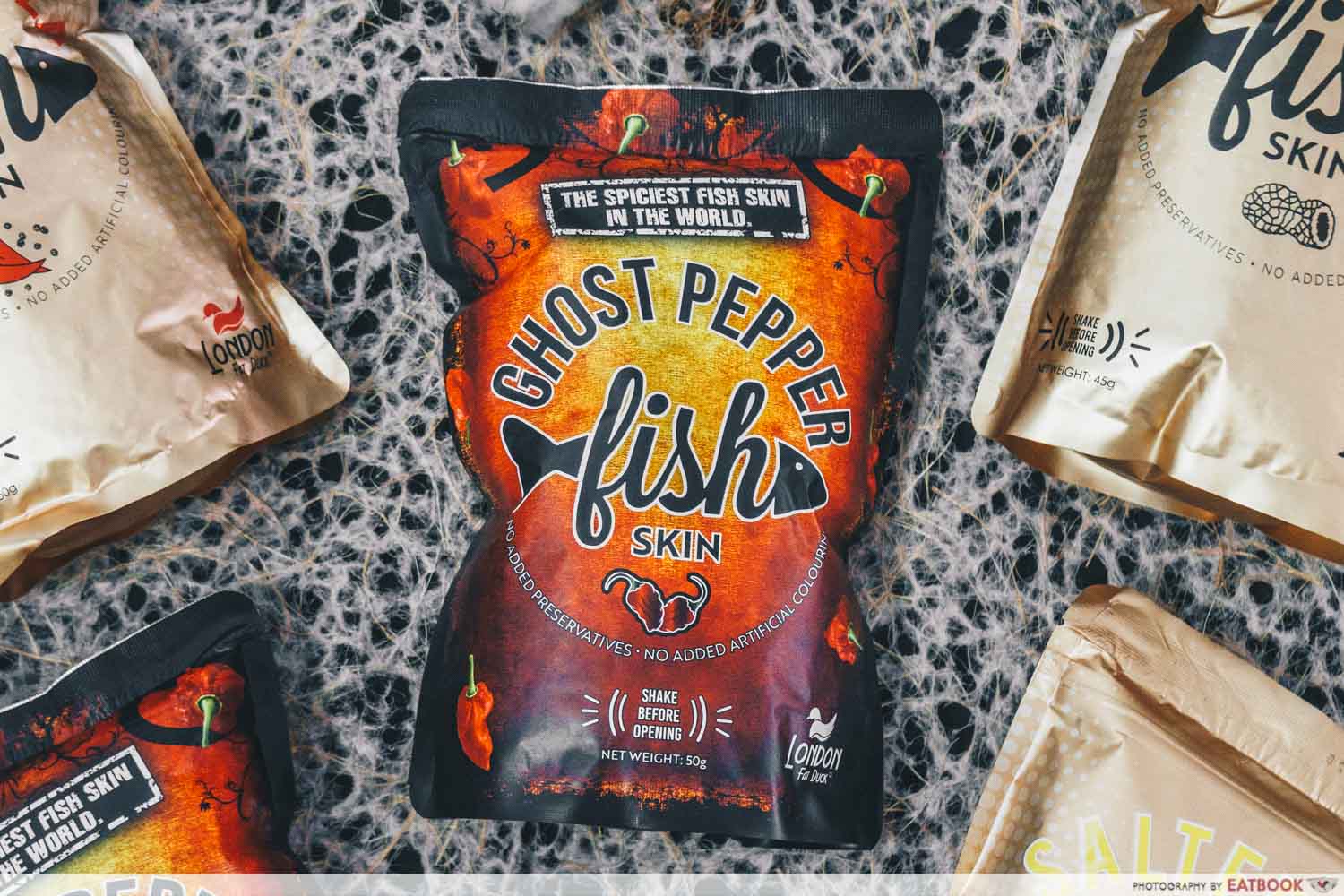 Ghost Pepper Fish Skin Snack