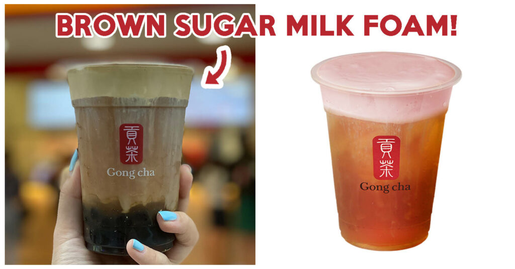 Gong Cha Has New Brown Sugar And Strawberry Milk Foam Drinks From 3.40