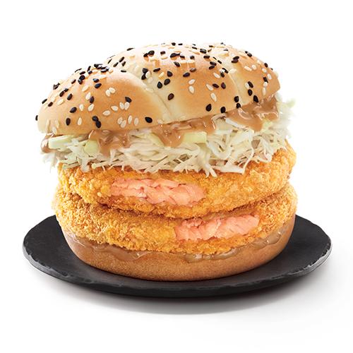 McDonald's Hokkaido Salmon Burger Double