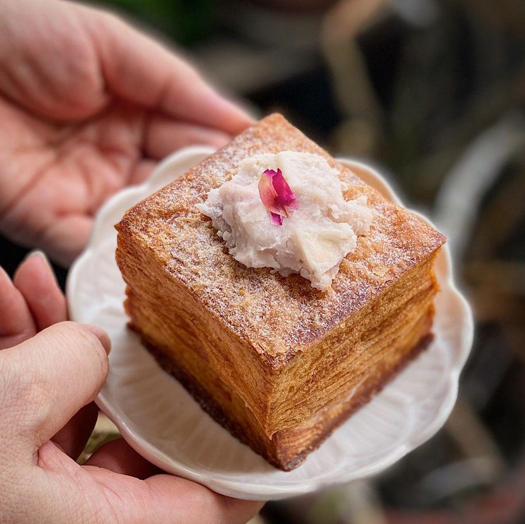 Keong Saik Bakery - Orh Nee Croissant Cube