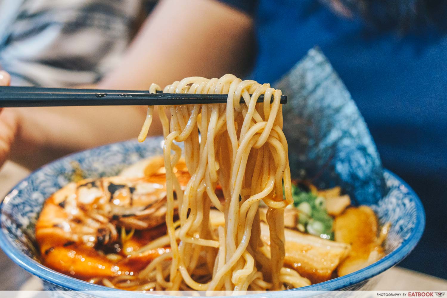 Menya Kanae - Tokusei Sapporo Ebi Tonkotsu Ramen noodles