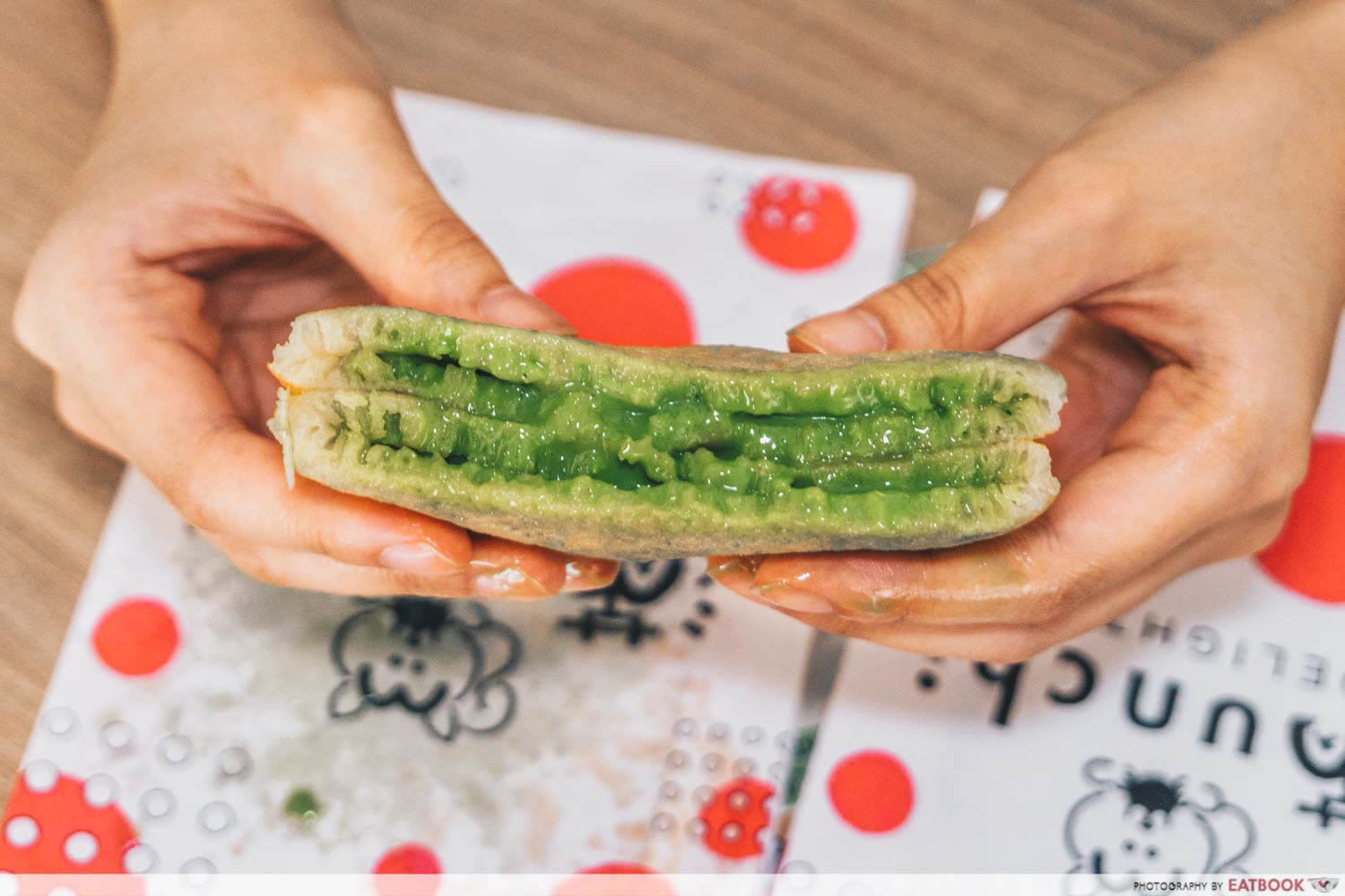 Munchi Delights - matcha filling