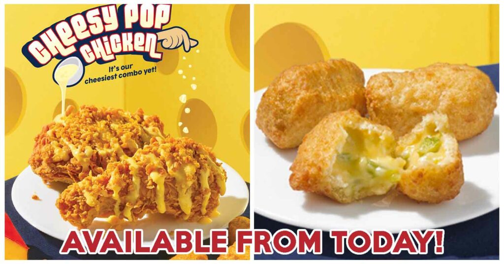 Popeyes Has New Cheesy Pop Chicken And Chilli Cheese Nuggets For